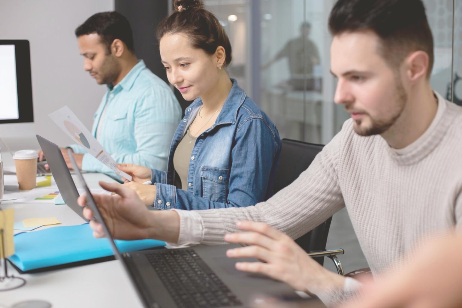 Focused planning session with financial documents and calculator